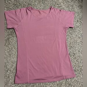 Pink Short Sleeve Athletic Top